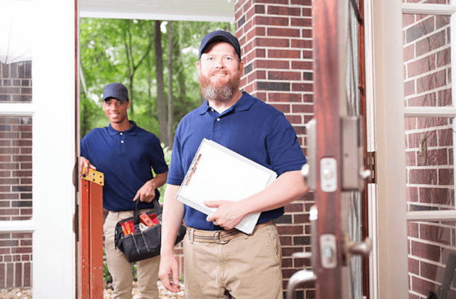 trenton repairman at door